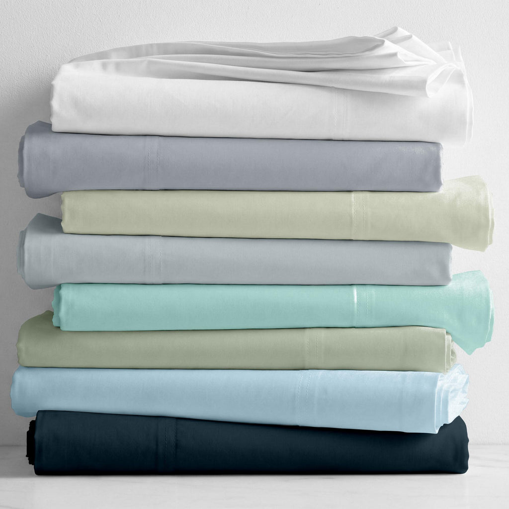King Bed Sheet Set, Sateen, 1200 Thread Count, Dark Blue
