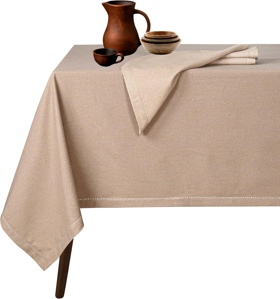 Cotton tablecloth - Beige