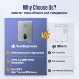 18kW Electric Tankless Whole House Water Heater, 4.2 GPM Instant Hot Water on Demand, 240V