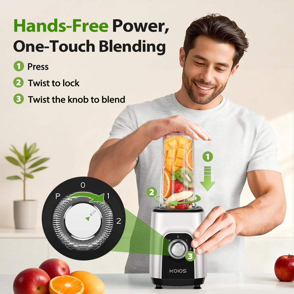 4-in-1 Blender/Food Processor Combo Max 1000W, Dishwasher Safe