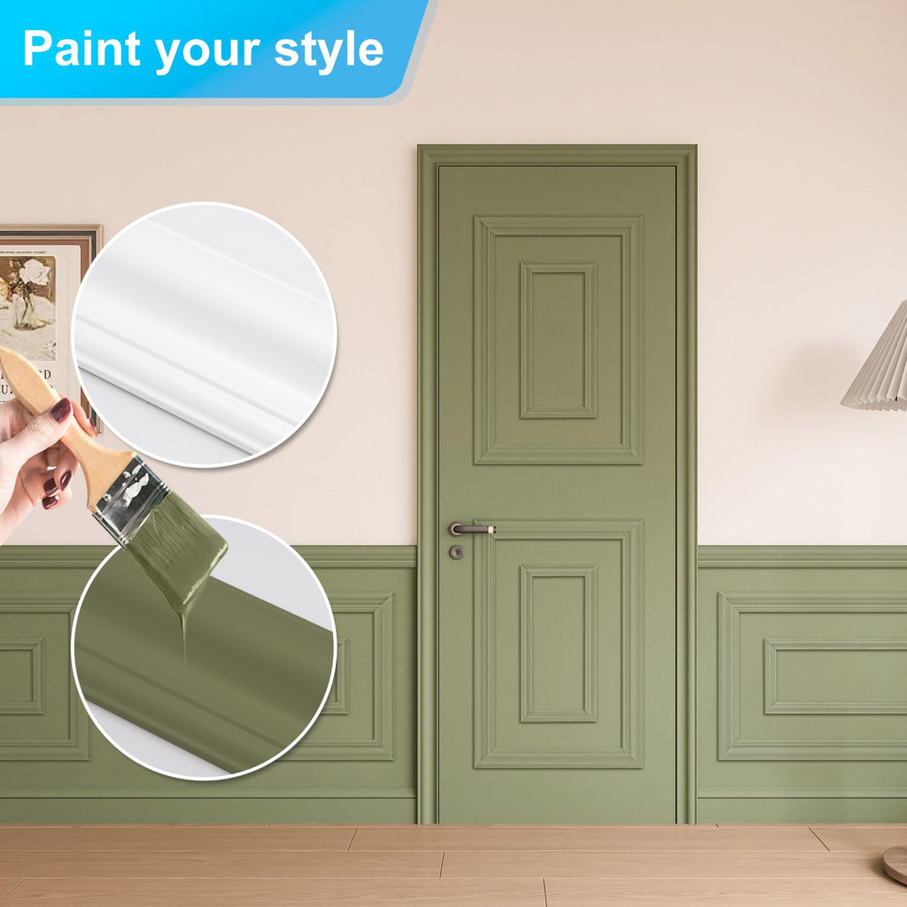 Premade Peel and Stick Door Molding Trim Kit, 3 Frames Set, 30"x 20"