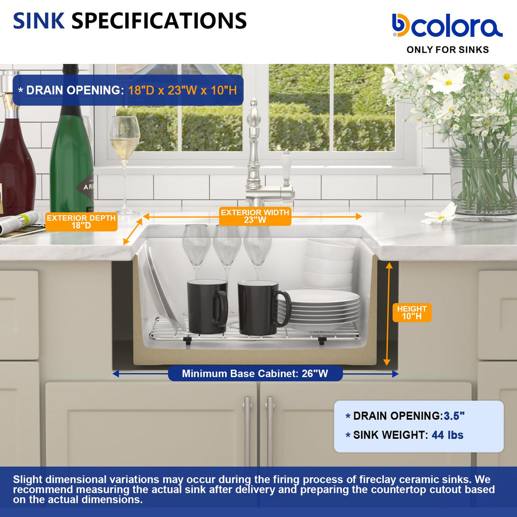 23"x18" Undermount or Drop In Ceramic Wet Bar Sink White