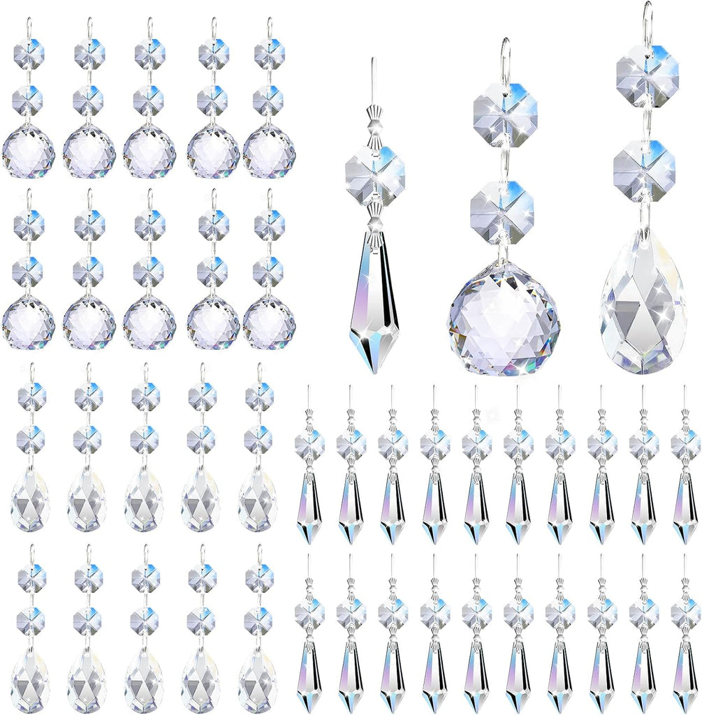 44 Pack Chandelier Crystal Prism Replacement