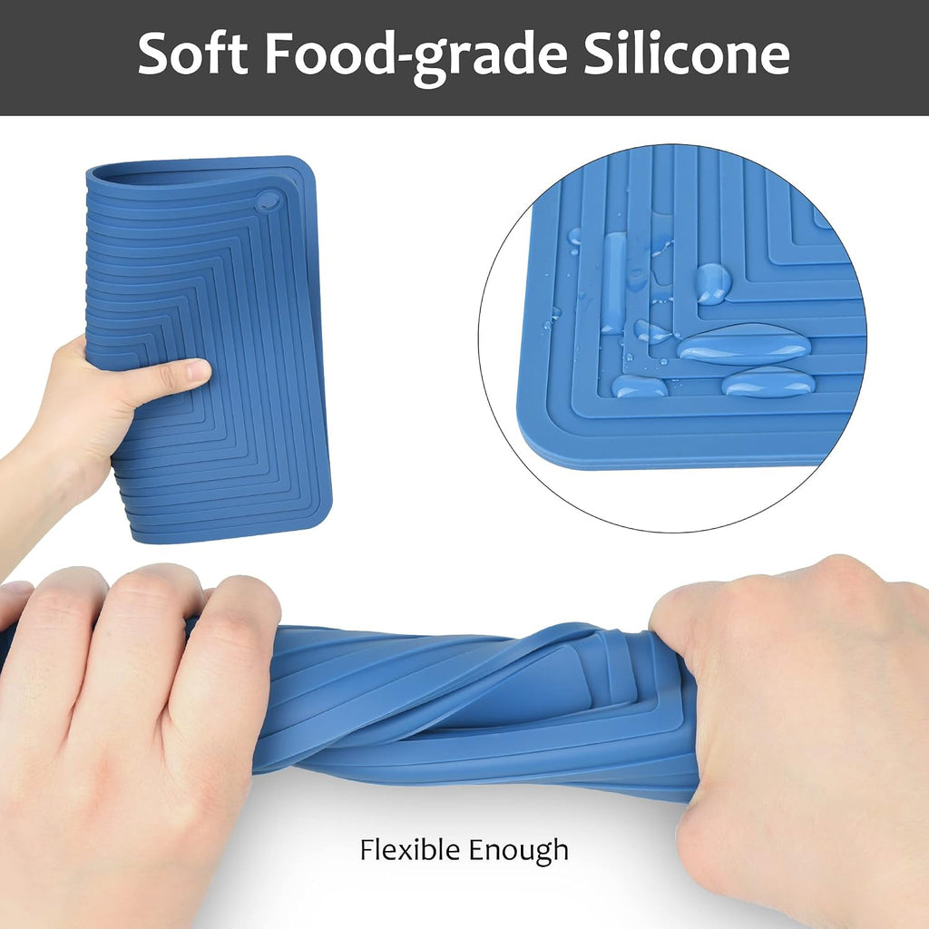 Trivets for Hot Dishes, Trivet Hot Pads, Silicone Trivets for Pots and Pans, Silicone Pot Holders, Trivet for Quartz