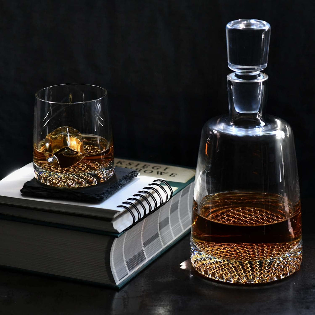 Whisky Set Decanter 32.1 oz & 6 × 10.1 oz Glasses, Fjord Collection