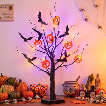 Halloween Decorations Indoor Halloween Tree Black Spooky Tree