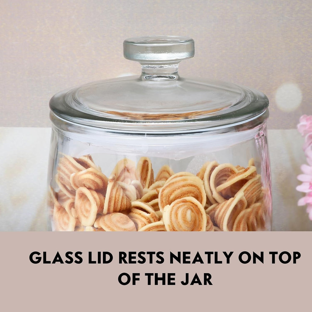 1 Gallon glass jars, Cookie Jar & Candy Jar with Lid