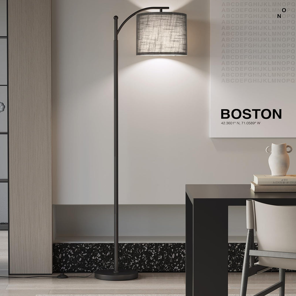 Arc Floor Lamp, Modern Floor Lamp with 3 Color Temperatures Bulb
