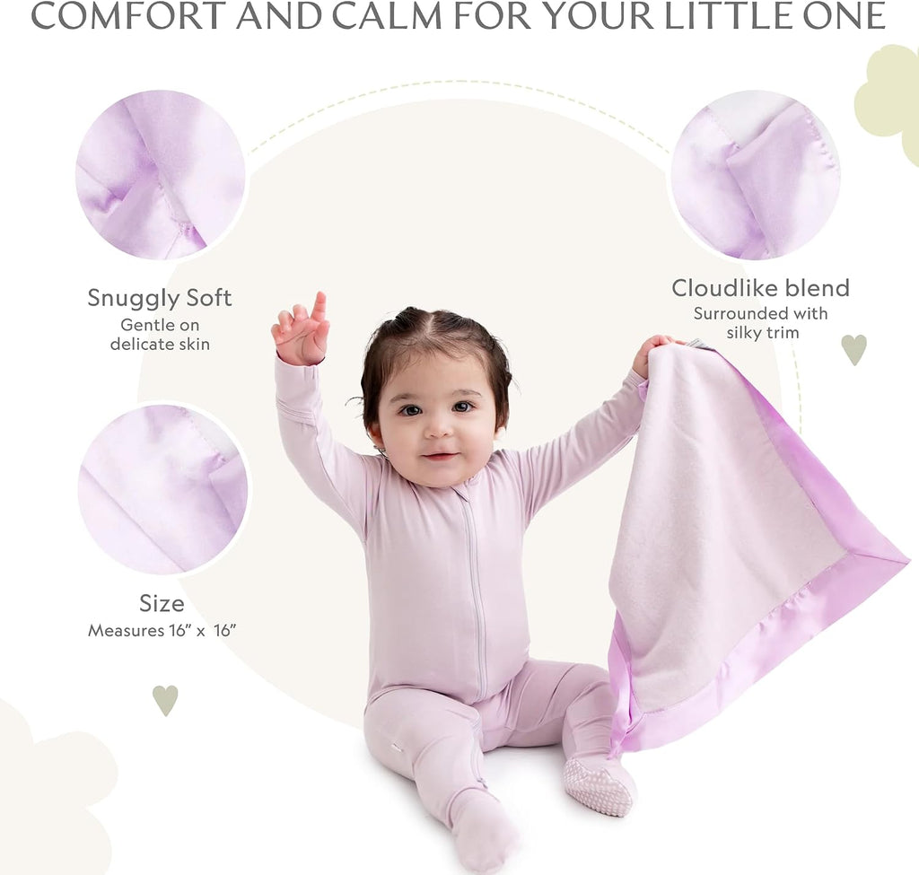 Loveys for Babies, 16 x 16 Security Blanket, Lavender