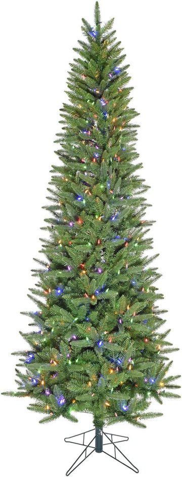 Winter Falls Slim Christmas Tree with 8 Function