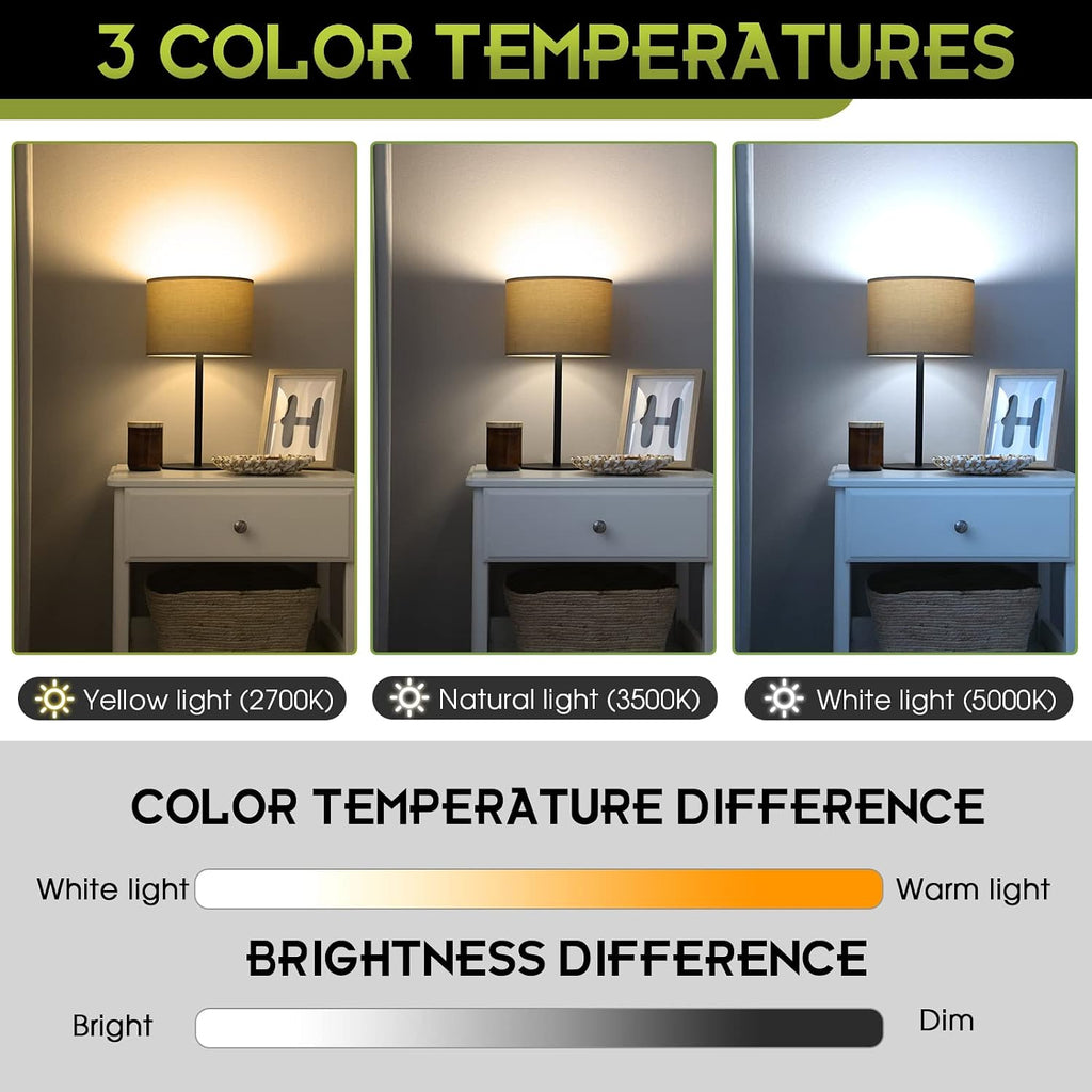 E26 Spiral CFL Light Bulbs Medium Base 13Watt (60Watt Equivalent) Soft White 2700K, 1040Lm Non-dimmable Compact