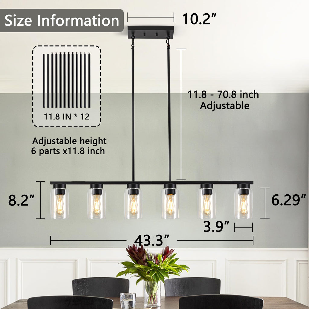 Dining Room Light Fixture Island Lights 6 Light Kitchen Island Light Fixtures Farmhouse Dining Room Light Linear
