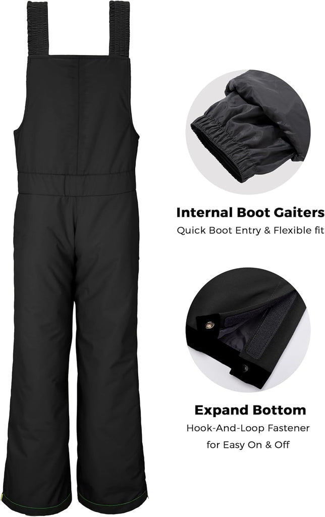 Girls Ski Pants Winter Insulated Snowboarding Overall