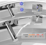 Smart Toilet with Built-in Heated Seat, One-Piece Bidet Toilet