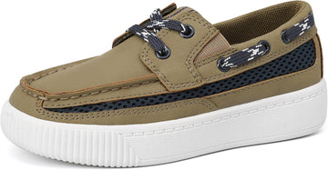 Boys School Loafers Casual Sneakers Shoe Slip-on Breathable Boat Shoes (Little Kid/Big Kid)