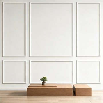 Accent Peel and Stick Wall Molding Kit Frame Pre Cut Moulding Panels