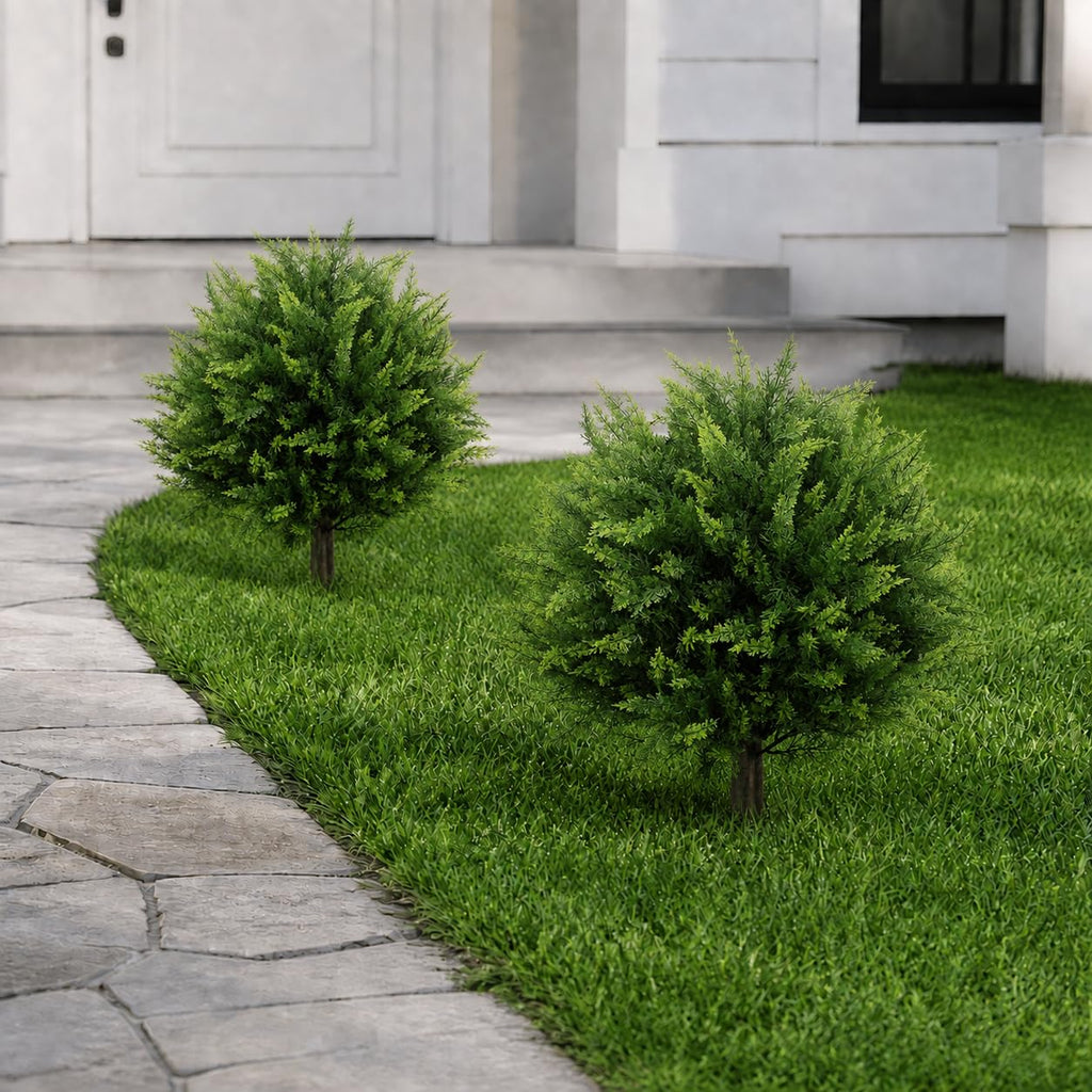 Artificial Outdoor Plants, Faux Cedar Bushes & Shrubs