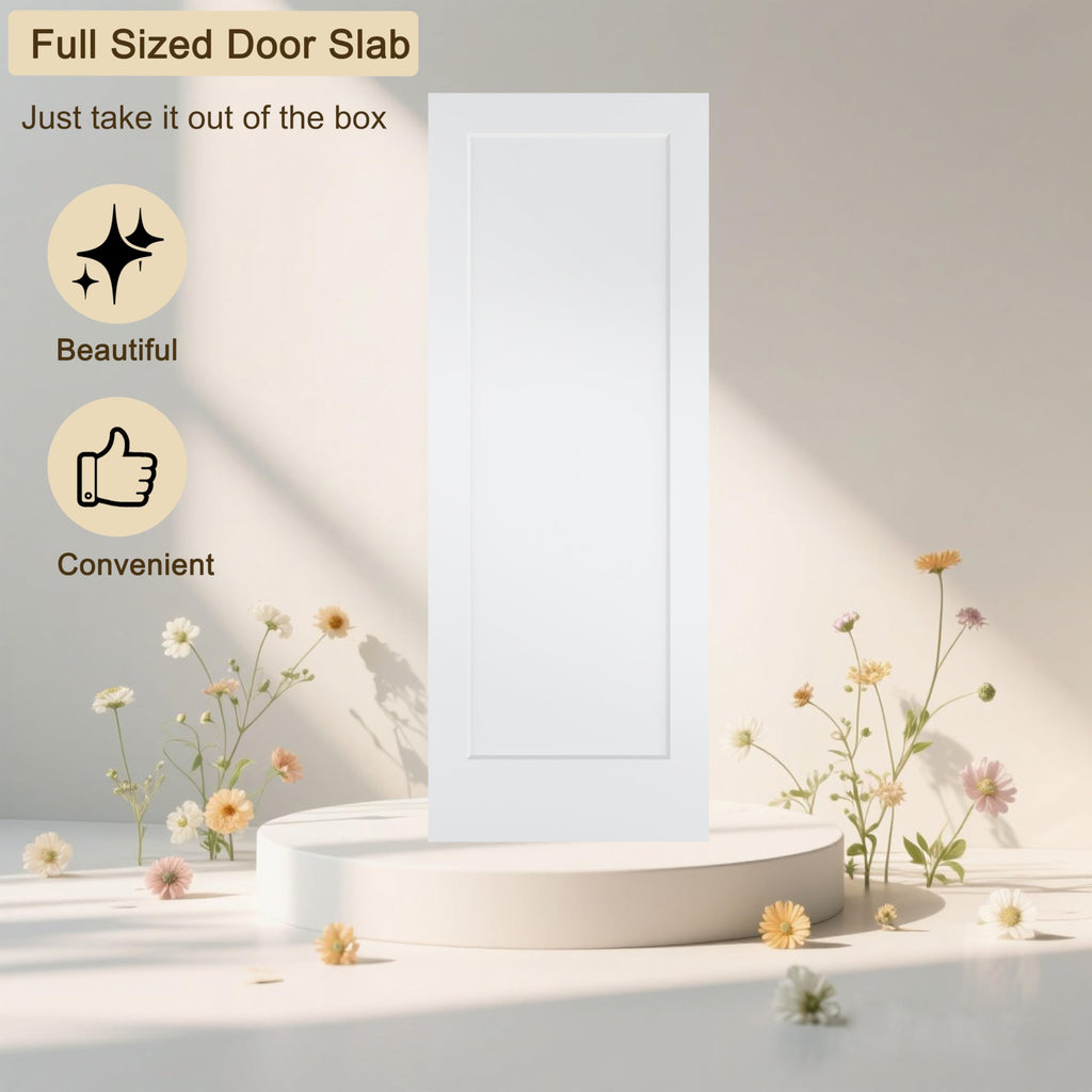 30x80 in 1-Panel White Primed Interior Door Panel