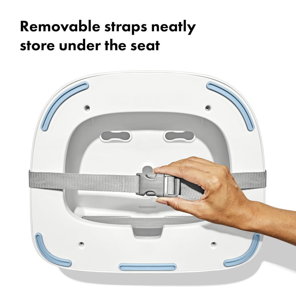 Nest Toddler Booster Seat with Removable Cushion, Dusk | Portable Toddler Booster Seat, Folds Flat For Travel