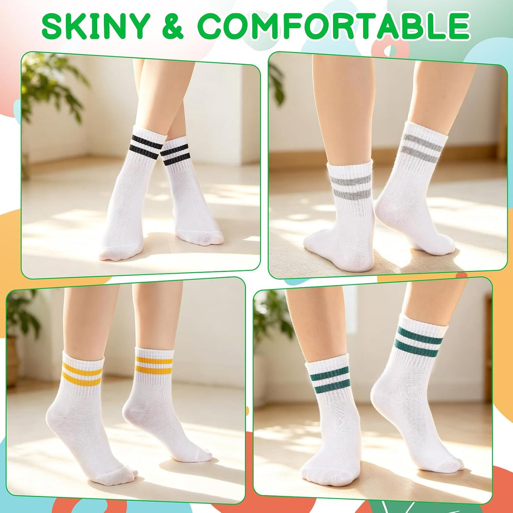 6/8/10 Pairs Boys Kids Novelty Crew Socks