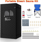 Sauna Box,Portable Steam Sauna Tent for Home,Personal Sauna Room with Remove Control,at Home Sauna Full Body,1200W 3L