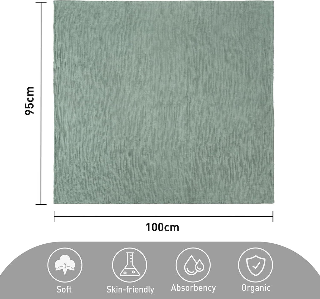 Muslin Swaddle Blankets for Boys and Girls, Pack Baby Blankets for Girl Boy, Receiving Blanket, Baby