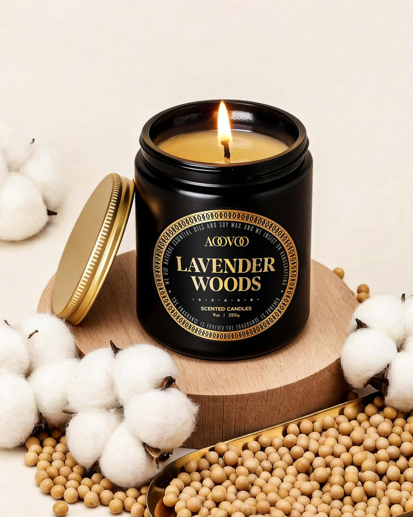 Scented Candles for Men - 4 Pack Candles Scented, Giftable