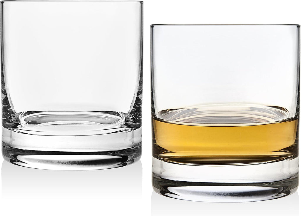Whiskey Decanter set for Liquor Scotch Bourbon or Wine, Includes 2 Old Fashioned Whisky Glasses - Set of 3