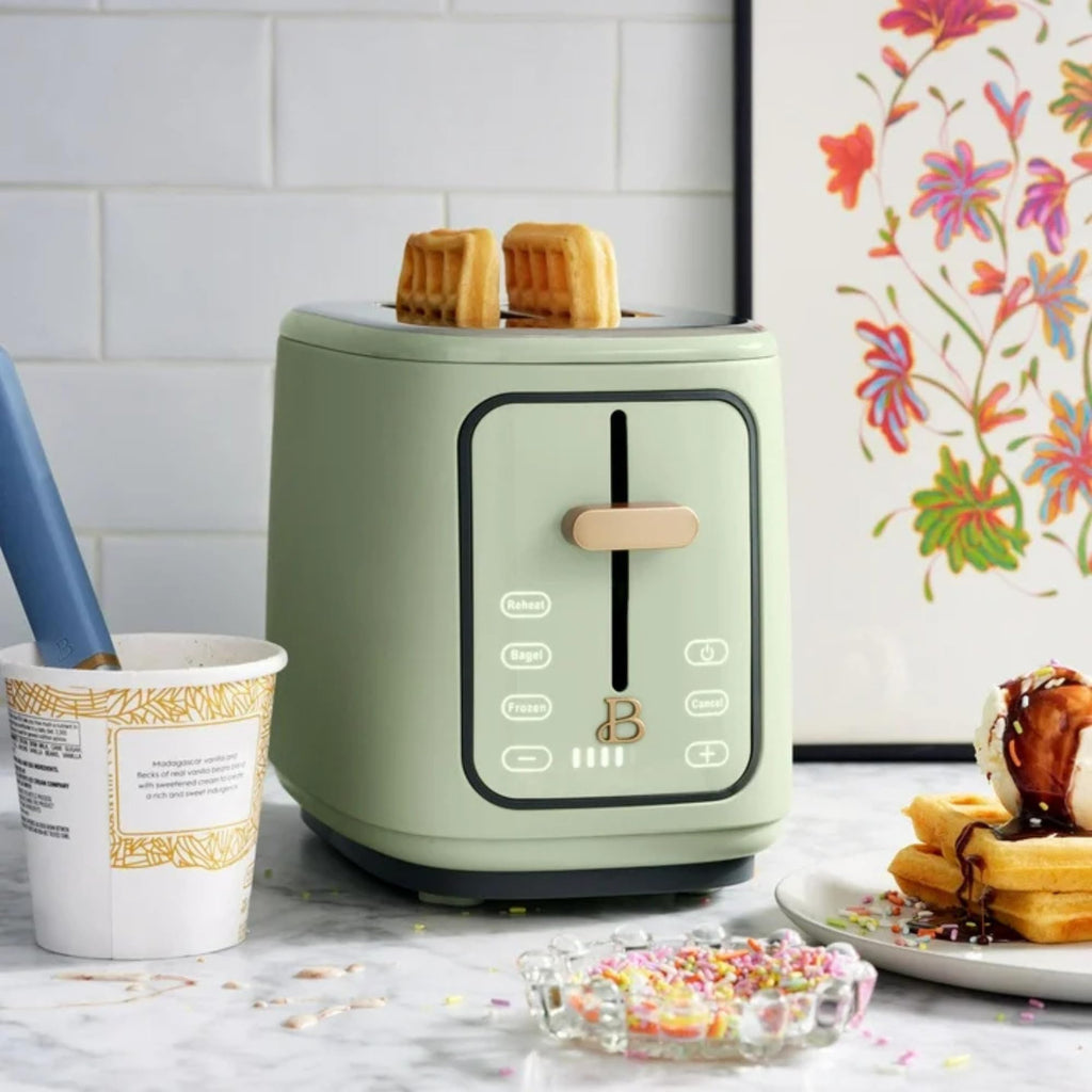 2 Slice Digital Toaster with Touch Control Panel, Adjustable Toast Shade Settings, Wide Bread Openings, Bagel &