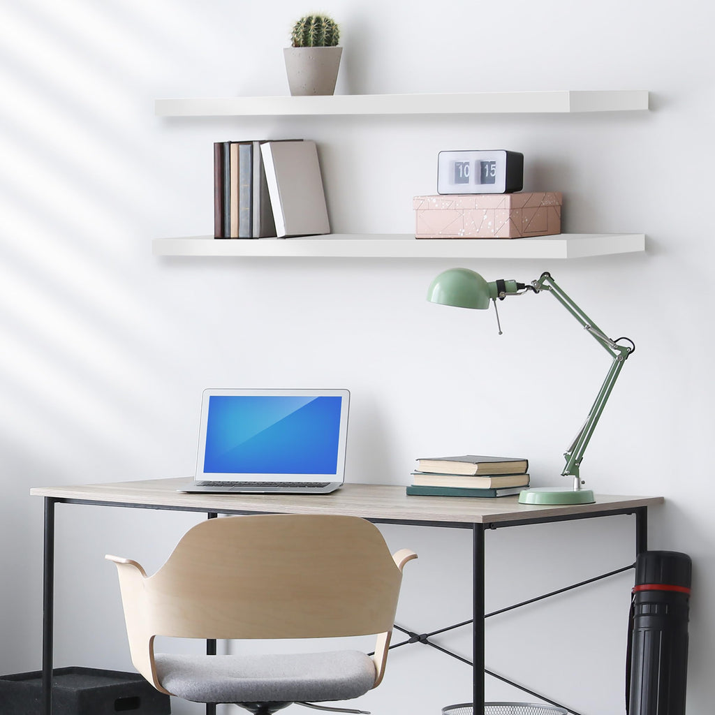 Floating Shelves for Wall Storage (35 Inch, 3 Pack, White)