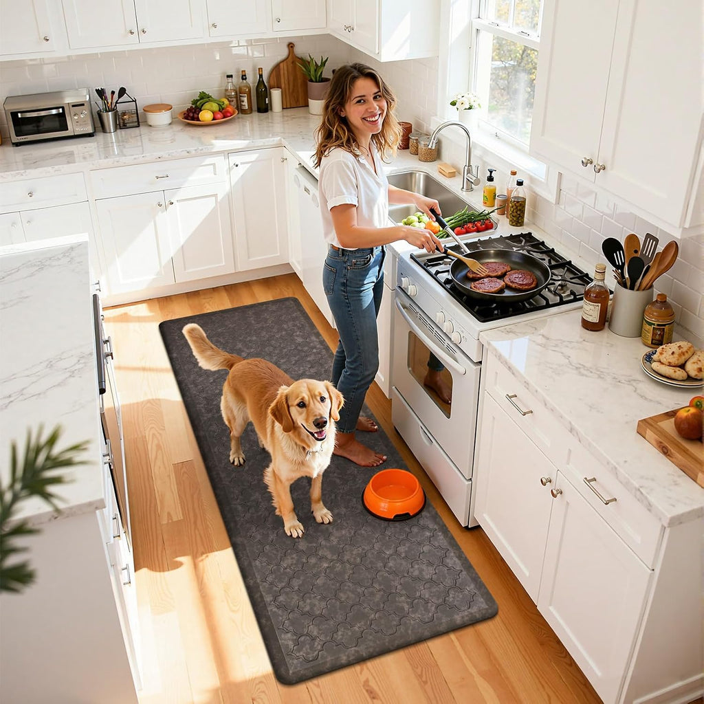 Anti Fatigue Kitchen Mats for Floor 20"x60", Cushioned Standing Mat | Non Slip Waterproof Kitchen Runner Rug, Heavy