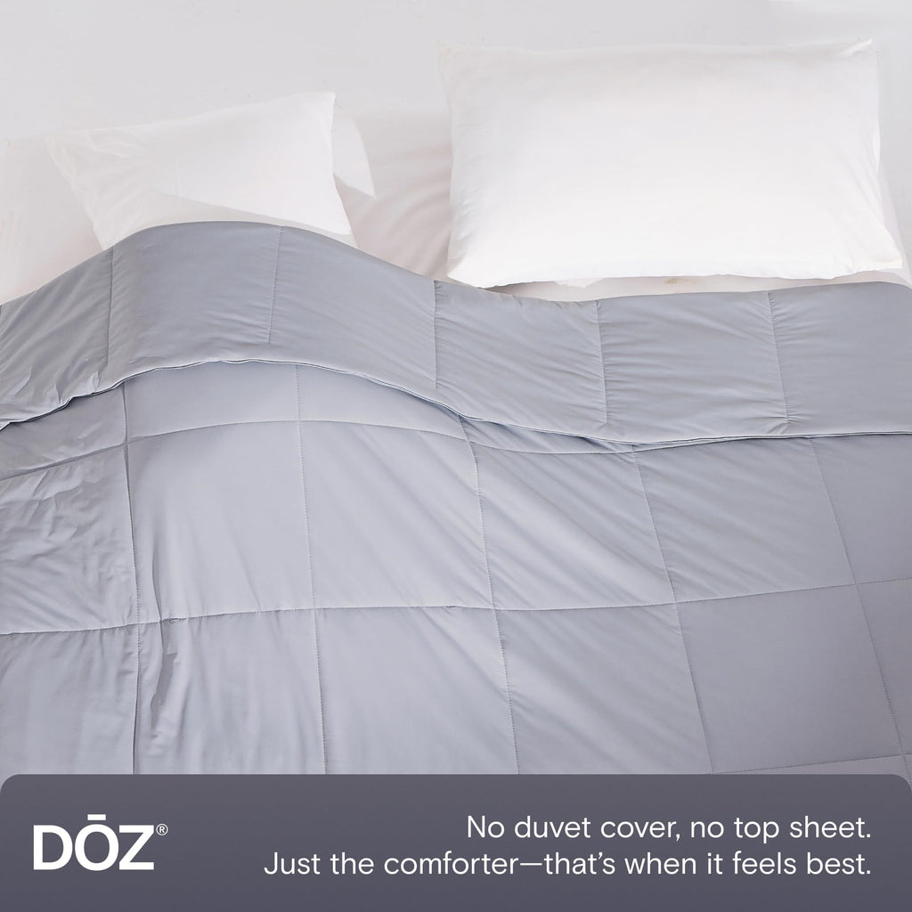 DOZ Lightweight Cooling Comforter, Cooling Blanket for Hot Sleepers and Night Sweats, Q-Max Over 0.4, Cool to The