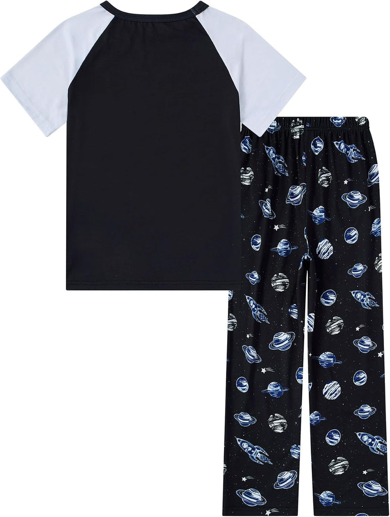 Boys Pajamas 2 Piece Kids Summer Pjs Loose Fit