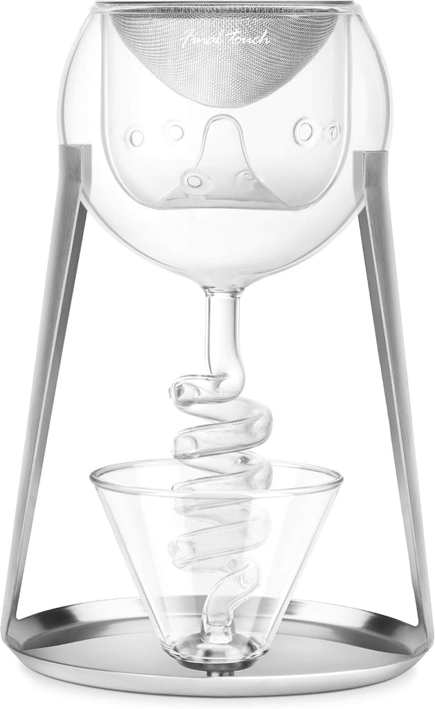 Twister 3-Phase Glass Wine Decanter Aerator & Filter