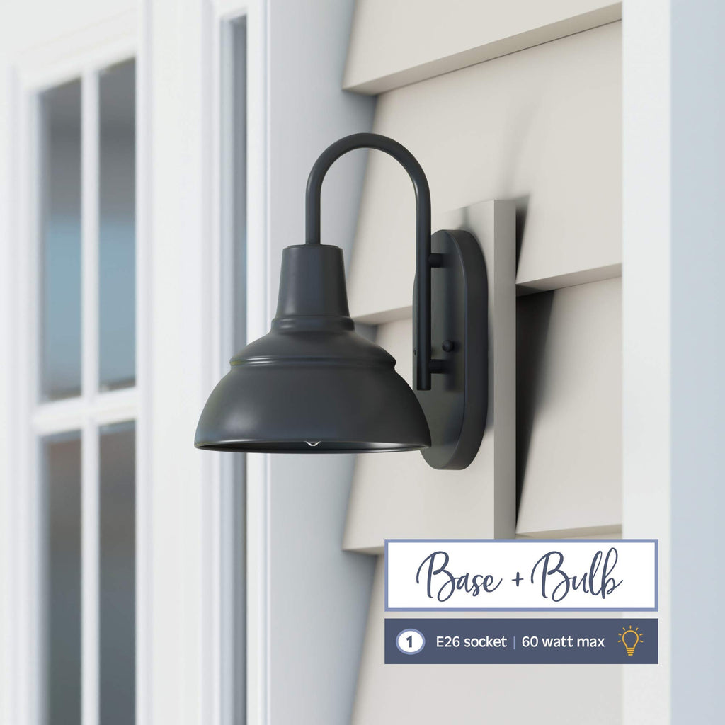 Brightondale Espresso Industrial Outdoor Sconce Lantern Coach Light - 51556-01