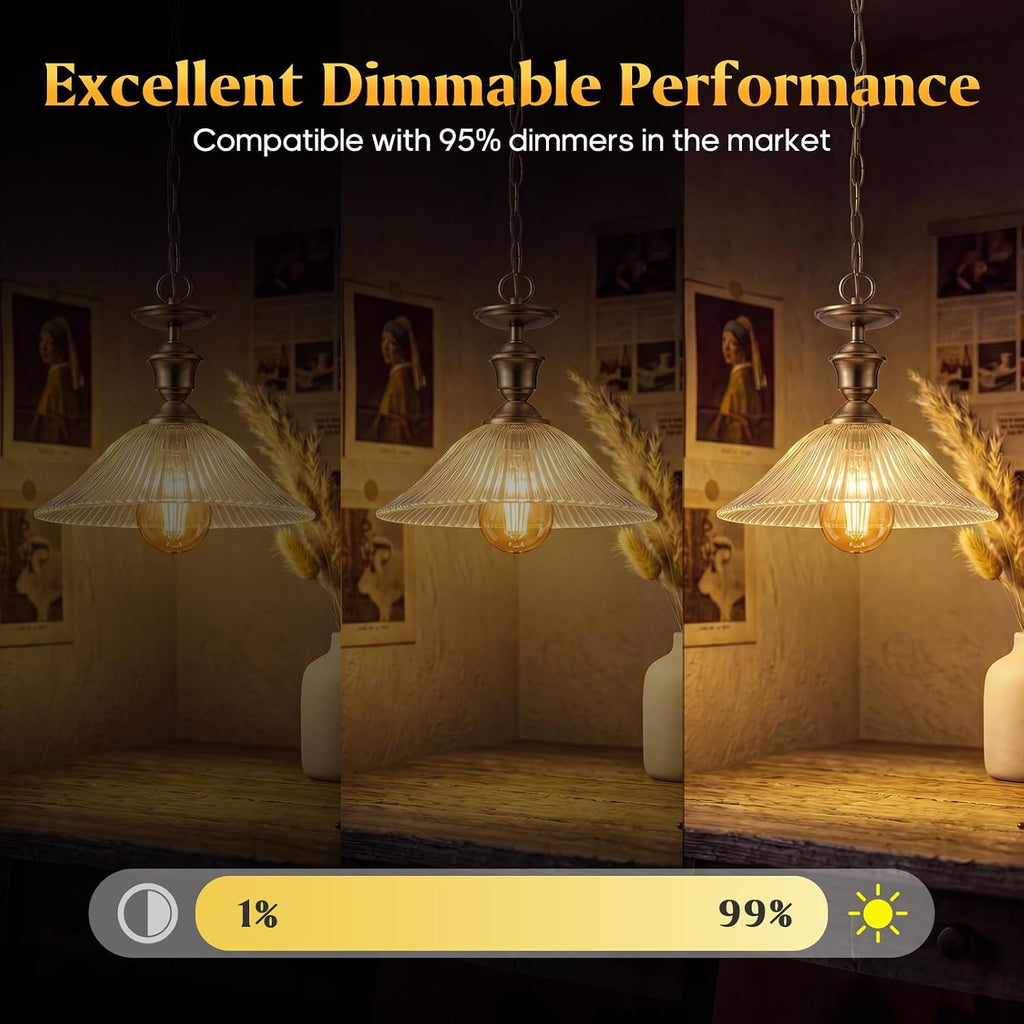 G80 Dimmable Led Light Edison Bulbs 60 Watt Equivalent