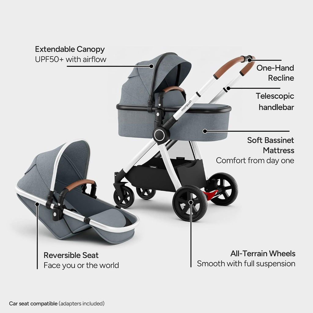 Ultimate2 Full-Size Stroller with Bassinet, Newborn to Toddler