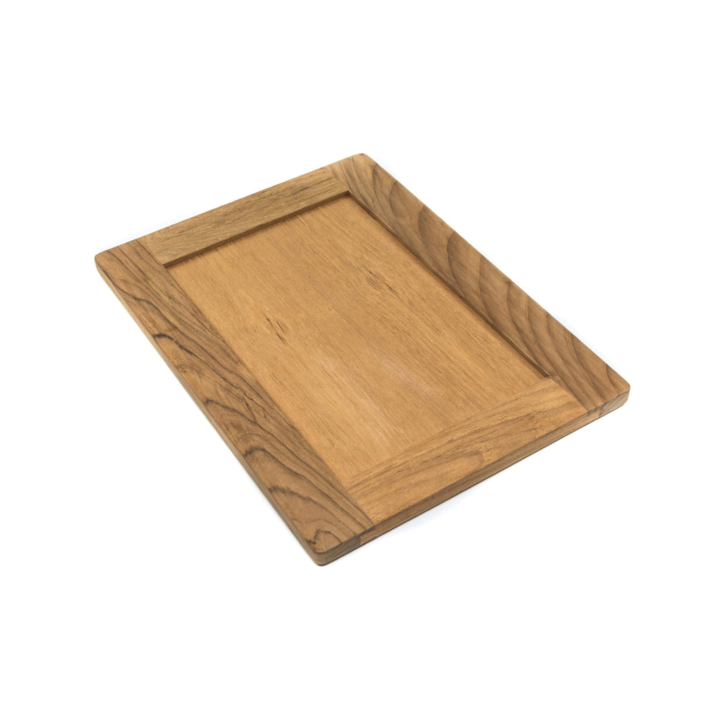 Teak Rectangular Mirror