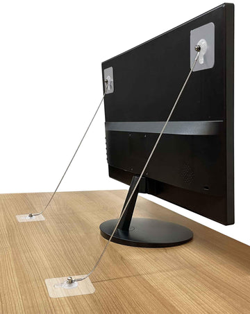 10 Pack, 16 inches Furniture Anchors Kit for Baby Proofing, Adhesive TV Safety Straps Use to Prevent Falling and Anti