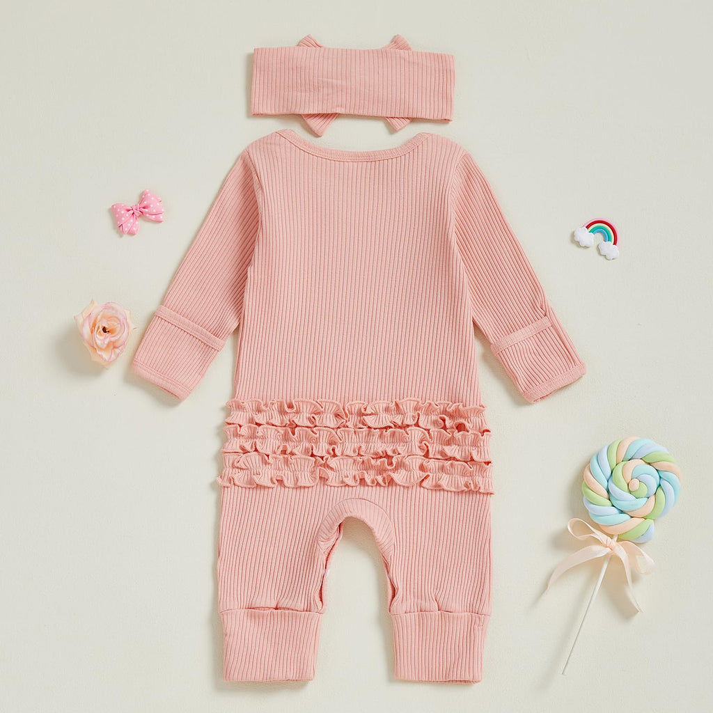 New to the Hive Newborn Outfit Bee Long Sleeve Romper Jumpsuit Coming Home Newborn Girl Outfits Clothes Fall Winter