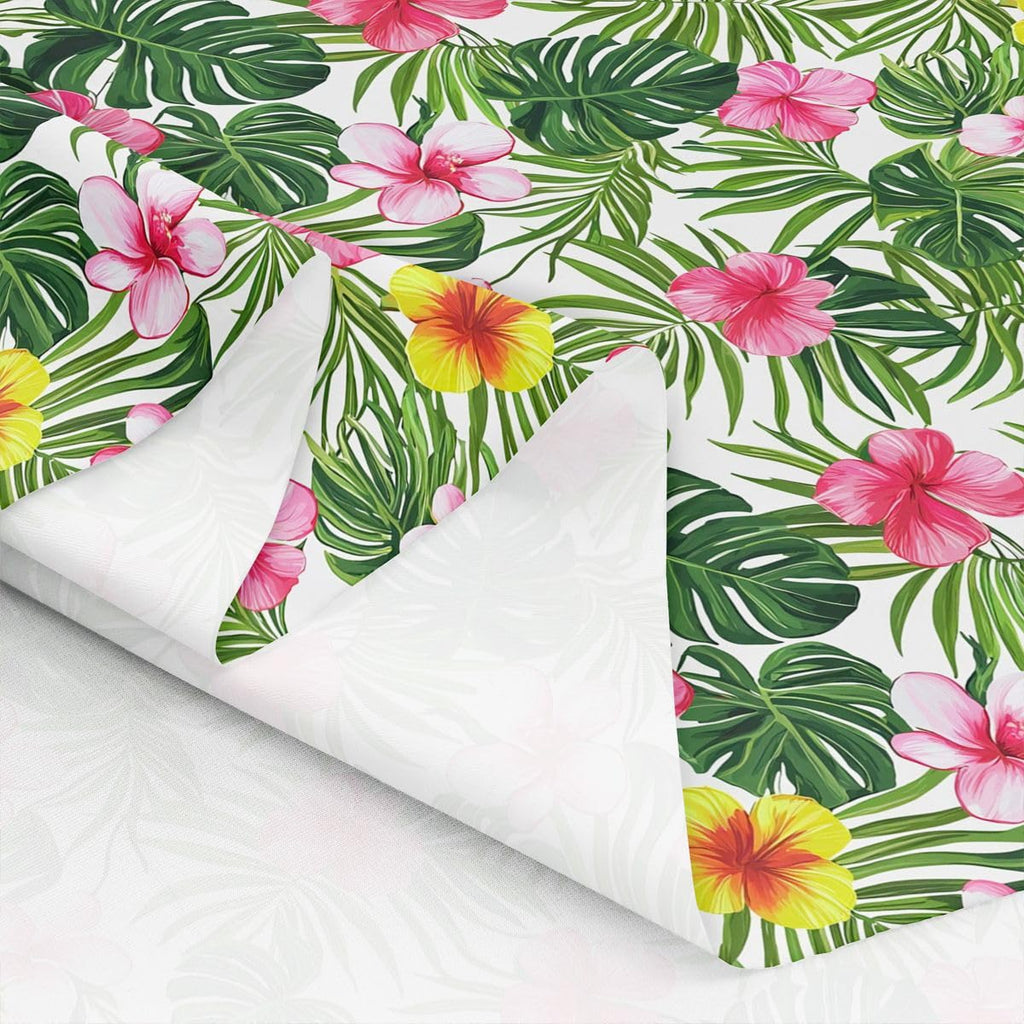 Chic Floral Upholstery Fabric for Chairs Palm Leaves Decorative Fabric By The Yard Summer Green Tropical Botanical
