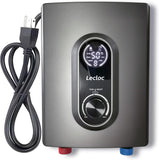 Mini Tankless Instant Water Heater Under Sink 3000W 120V Plug In, LED Digital Display with Big Control Knob, IPX4