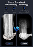 Shower Head with Handheld High Pressure, Rain Shower Head with Fixed Showerhead and 9 Sprays Handheld Shower