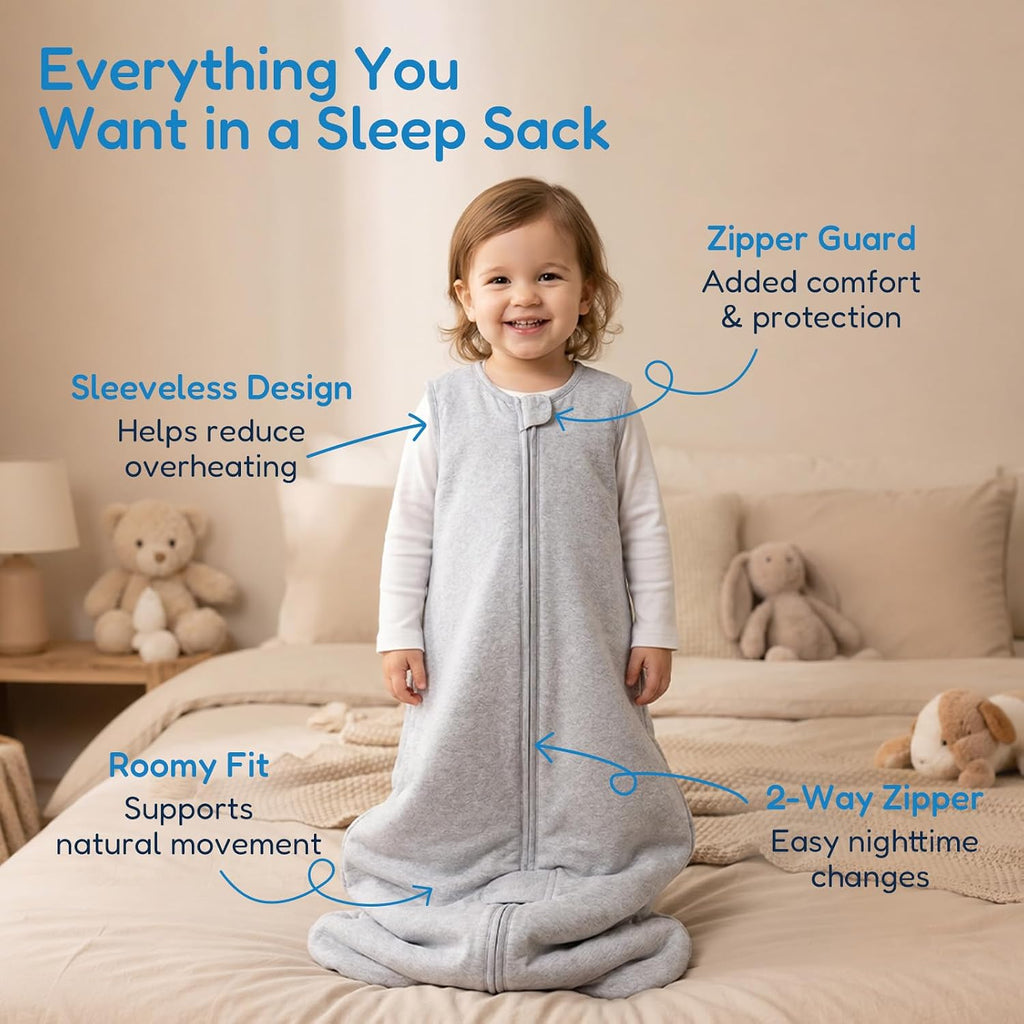 Toddler Sleep Sack 1.0 TOG - -, Wearable Blanket Sleep Bag