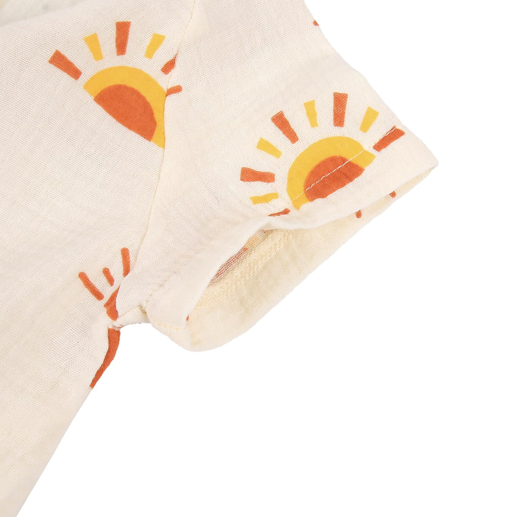 Newborn Muslin Robe Baby Kimono Bodysuit Infant Cotton Romper