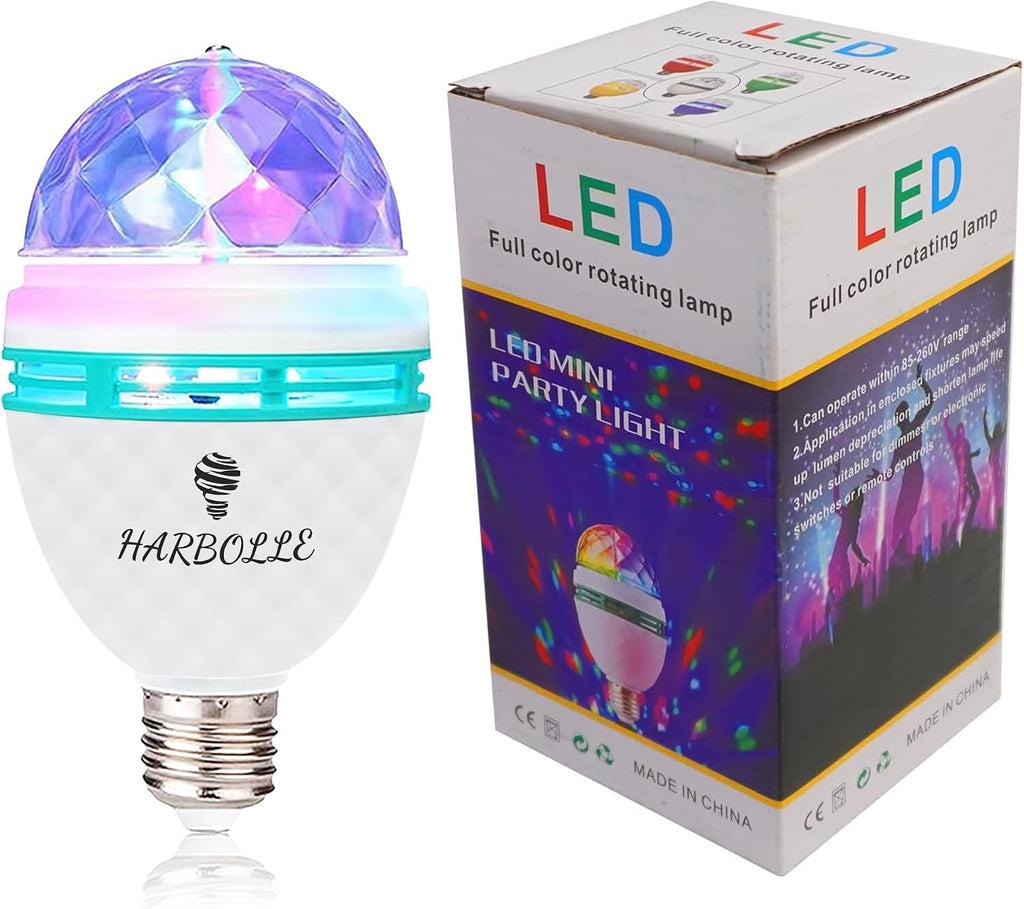 Disco Light Bulbs Rotating for Parties
