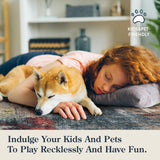 Lahome Modern Abstract Living Room Rug 8x10, Washable 8x10 Area Rugs for Bedroom Stain Resistant Non Slip