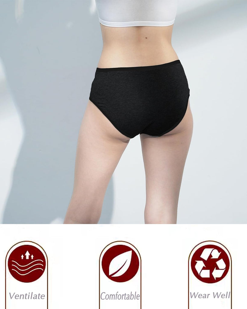 Teen Girls Underwear Cotton Brief Soft Panties 8 pack