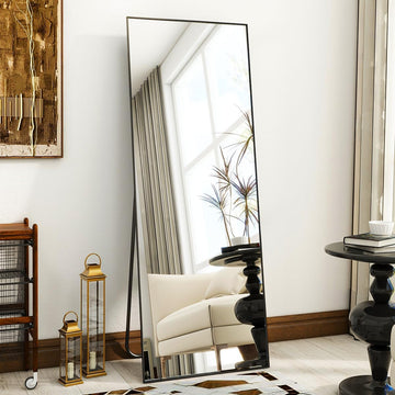 Mirror Full Length, 21" x 64" Floor Mirror with Stand