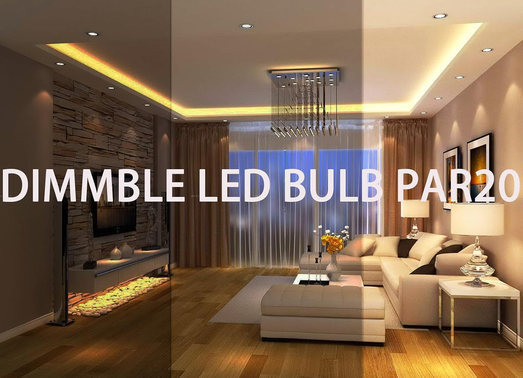 PAR20 LED Range Hood Light Bulbs Under Hood, 60W Incandescent Stove Light Bulbs Replacement, 7W LED Appliance Bulbs